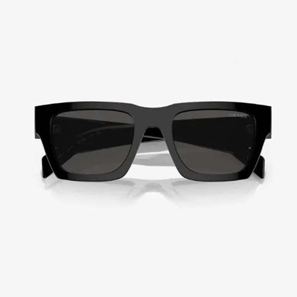 Kính Mát Nam Prada 0PR A06SF 16K08Z Sunglasses Black Dark Grey Màu Đen