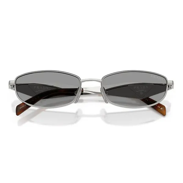 Kính Mát Nam Prada 0PR D51S 1BC50Q Sunglasses Silver Grey Màu Xám Bạc