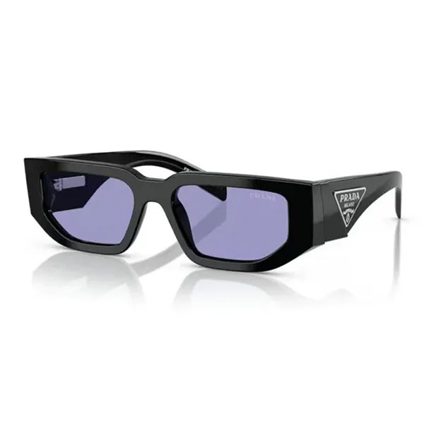 Kính Mát Nam Prada Sunglasses 0PR 09ZSF 16K01O Black Violet Màu Đen Tím