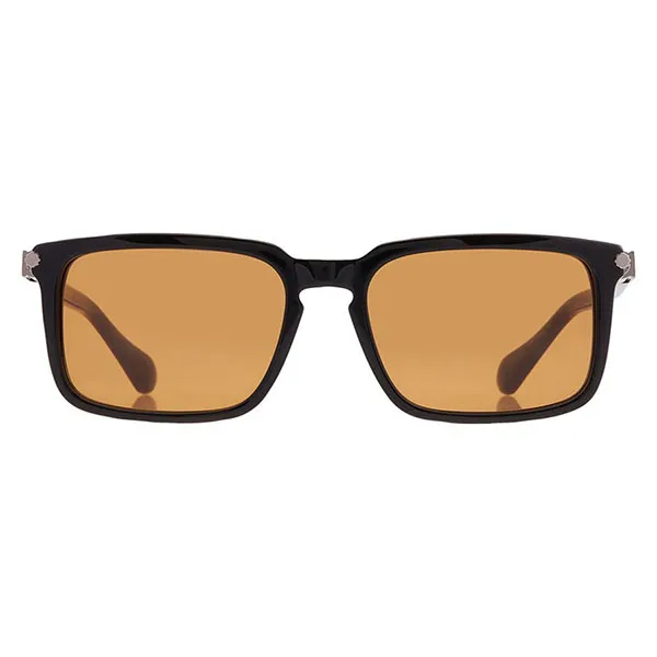 Kính Mát Nam Salvatore Ferragamo Amber Rectangular Men's Sunglasses SF1110S - 009 Màu Đen Cam