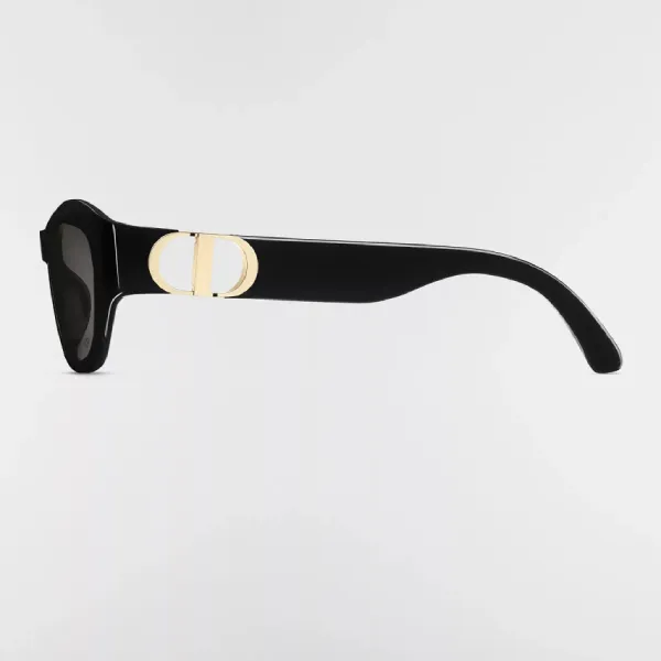 Kính Mát Nữ Dior 30Montaigne B5U Black Butterfly Sunglasses Màu Đen