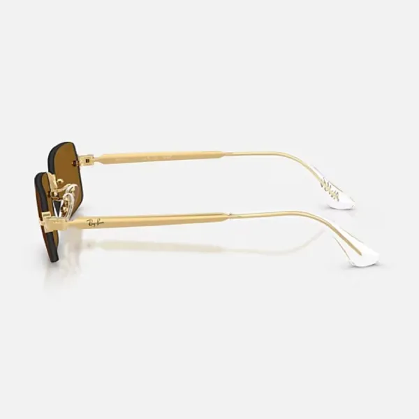 Kính Mát Unisex Rayban 0RB3928 001/83 Màu Vàng Nâu