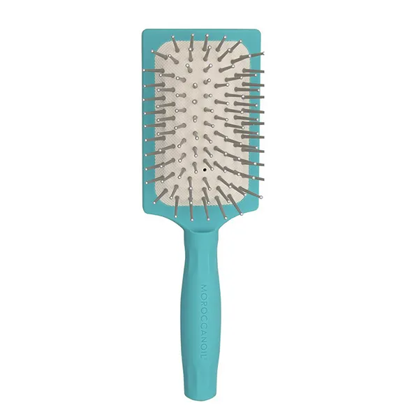 Lược Gỡ Rối Moroccanoil Mini Paddle Brush Màu Xanh