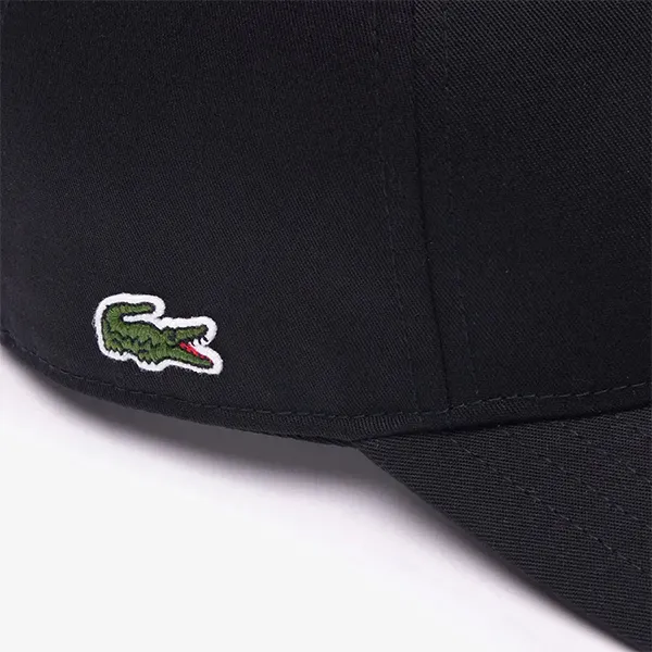 Mũ Lacoste 3D Embroidered Baseball Cap RK0342031 Màu Đen