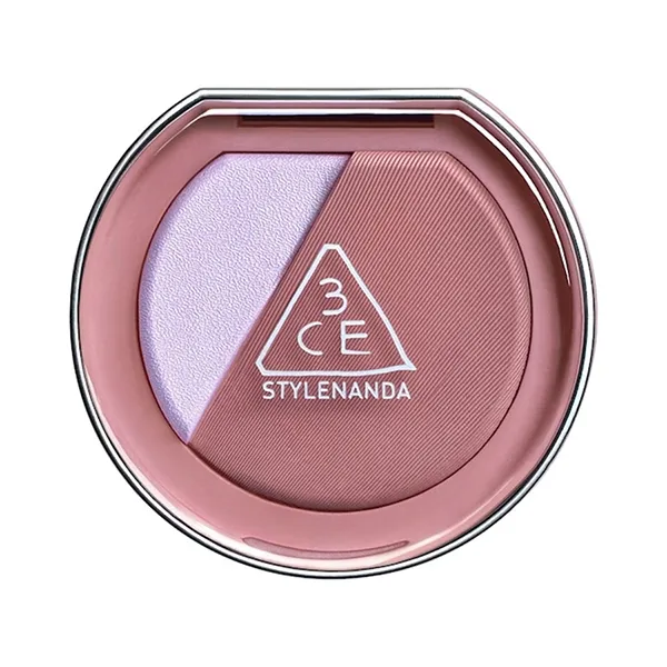 Phấn Má Hồng Kèm Bắt Sáng 3CE Blushlighter What If Màu Hồng Gỗ
