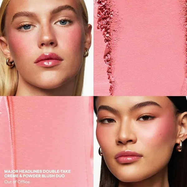 Phấn Má Hồng Patrick Ta 2in1 Double-Take Cream And Power Blush Duo Màu Out Of Office