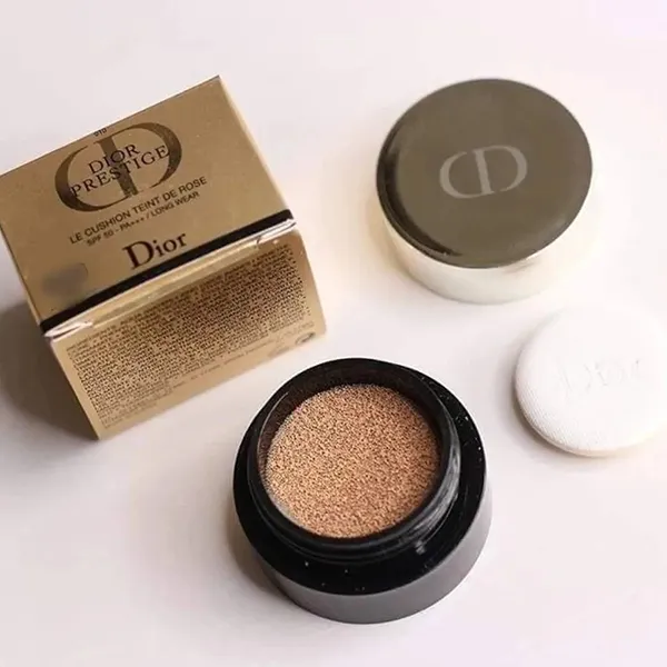 Phấn Nước Cushion Dior Prestige Le Teint De Rose Mini Tone 010 - Ivory, 4g