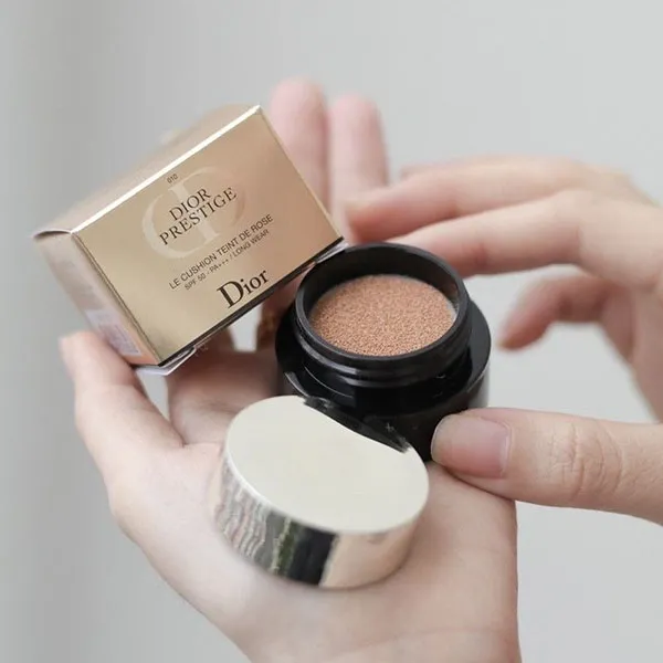 Phấn Nước Cushion Dior Cushion Dior Prestige Le Teint De Rose Mini Tone 010 - Ivory, 4g