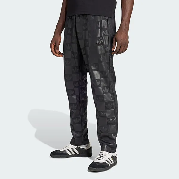 Quần Dài Adidas Standard Fit Track Pants With Monogram Print JY2977 Màu Đen Size XS