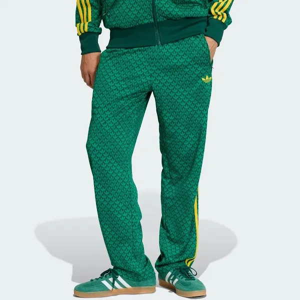 Quần Dài Nam Adidas Firebird Loose Monogram Track Pants KD0396 Màu Xanh Lá Size S