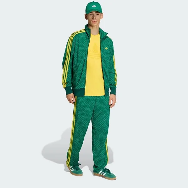 Quần Dài Nam Adidas Firebird Loose Monogram Track Pants KD0396 Màu Xanh Lá Size S