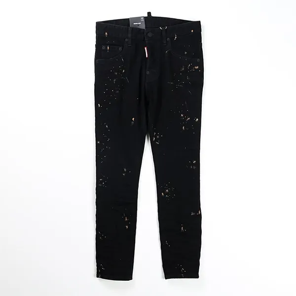 Quần Dài Nam Dsquared2 Icon Black Milky Wash Skater Màu Đen Size 44