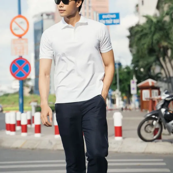 Quần Dài Nam F2 Fashion & Freedom Linen New Breeze DN12-XDC-29-0820 Màu Xanh Đen Size 29