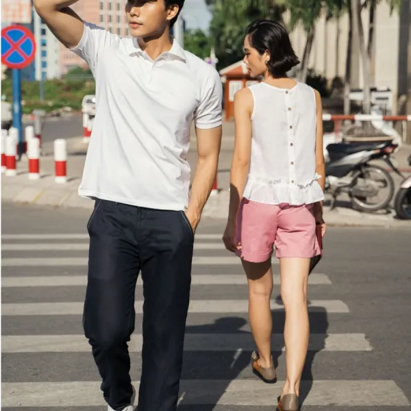 Quần Dài Nam F2 Fashion & Freedom Linen New Breeze DN12-XDC-29-0820 Màu Xanh Đen Size 29
