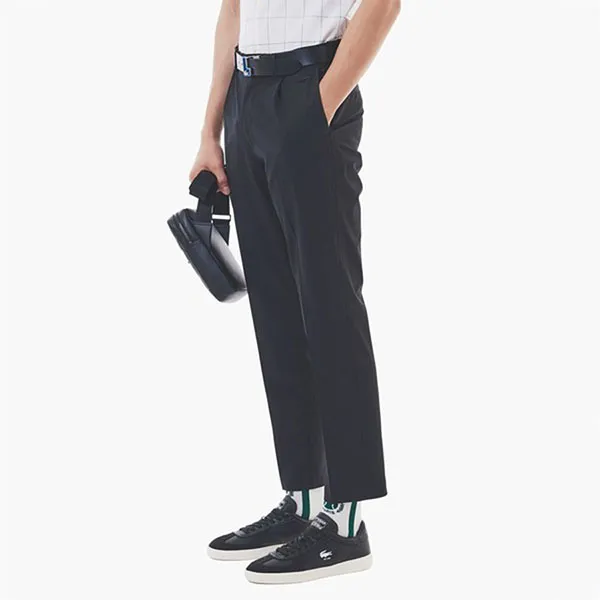 Quần Dài Nam Lacoste Regular HH004 - 031 Màu Đen Size 30