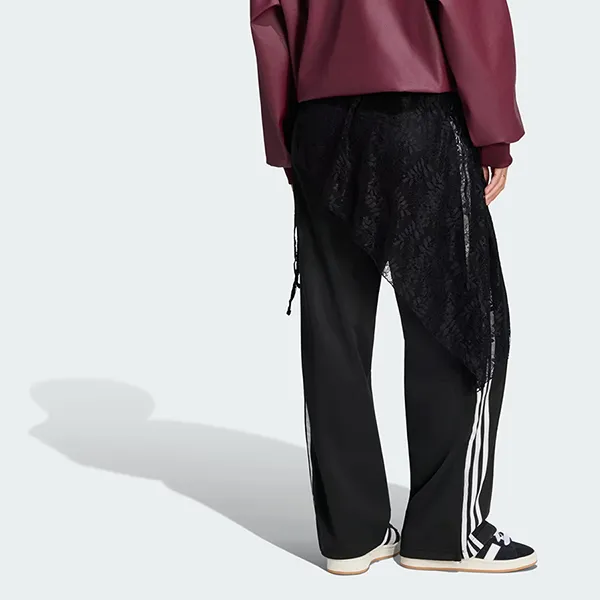 Quần Dài Nữ Adidas 2in1 Firebird Loose Track Pants With Lace Skirt LG4271 Màu Đen Size 2XS