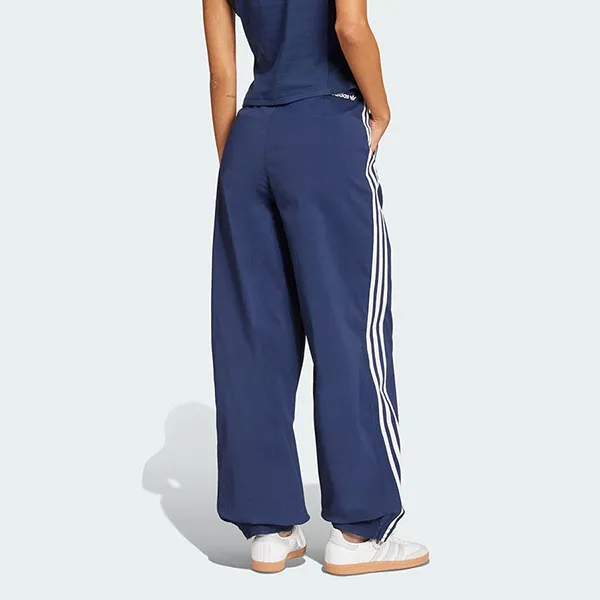 Quần Dài Nữ Adidas 3-Striped Woven Pants JY2783 Night Indigo Màu Xanh Chàm Size 32