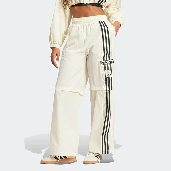Quần Dài Nữ Adidas Adibreak Woven 2-in-1 Track Pants JD0087 Màu Trắng Kem Size 2XS
