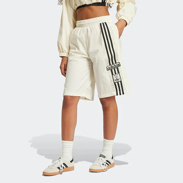 Quần Dài Nữ Adidas Adibreak Woven 2-in-1 Track Pants JD0087 Màu Trắng Kem Size 2XS