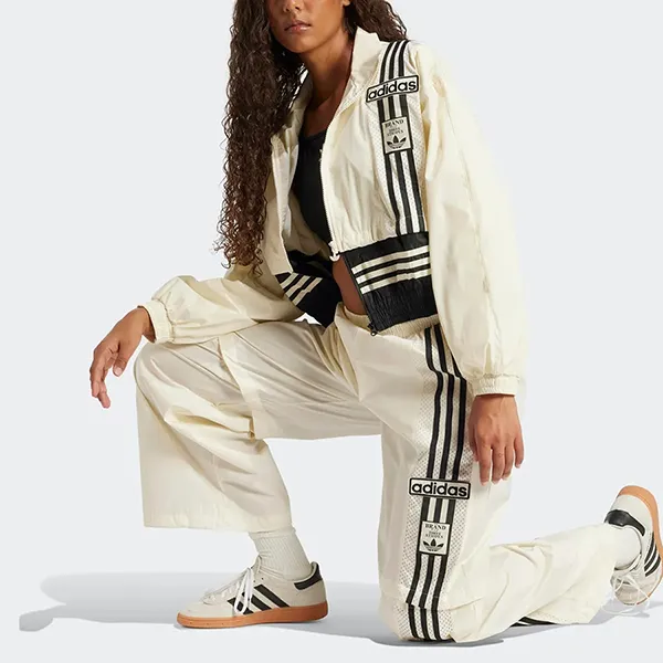 Quần Dài Nữ Adidas Adibreak Woven 2-in-1 Track Pants JD0087 Màu Trắng Kem Size 2XS