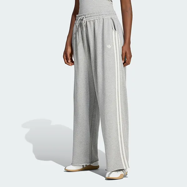 Quần Dài Nữ Adidas Graphic Loose Sweat Pants LE8322 Màu Xám Size XS