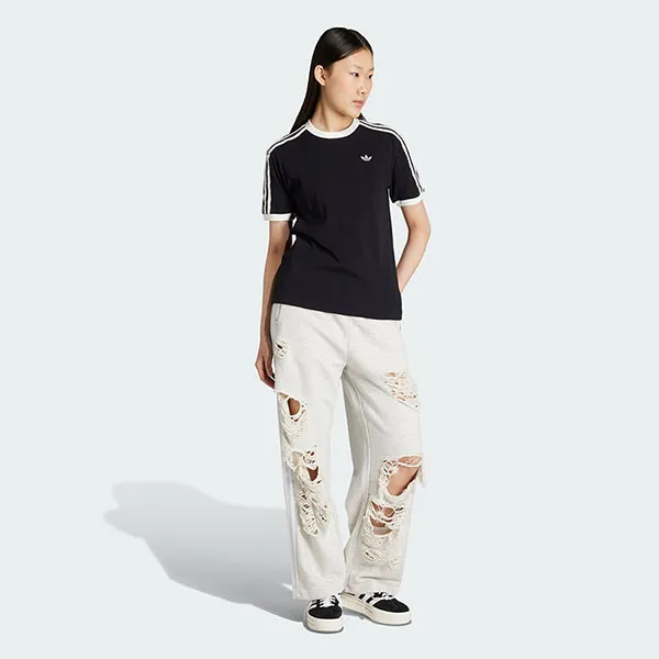 Quần Dài Nữ Adidas Originals Distressed Sweatpants KC8822 Màu Xám Trắng Size XS