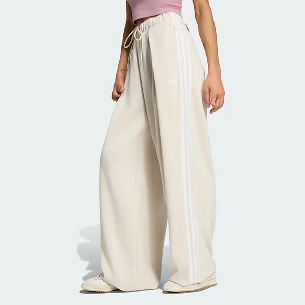 Quần Dài Nữ Adidas Originals Pleated Track Pants LD4965 Màu Kem Size 2XS