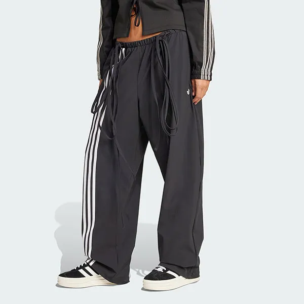 Quần Dài Nữ Adidas Parachute Pants With Ribbon Trim JV9727 Màu Đen Size S