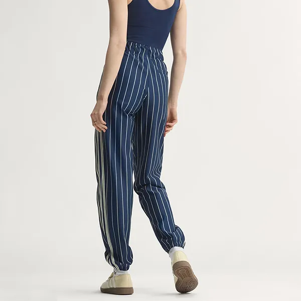 Quần Dài Nữ Adidas Pinstripe Firebird Track Pant KR7037 Màu Xanh Navy Size M