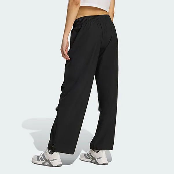 Quần Dài Nữ Adidas Workout Essentials Woven Fabric Training Pants JL5081 Màu Đen Size XS