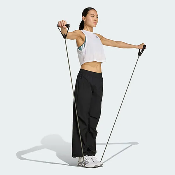Quần Dài Nữ Adidas Workout Essentials Woven Fabric Training Pants JL5081 Màu Đen Size XS