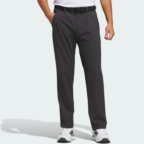 Quần Golf Nam Adidas Ultimate365+ Twistweave Regular Straight Fit Grid Pant KH4338 Màu Đen Size 88