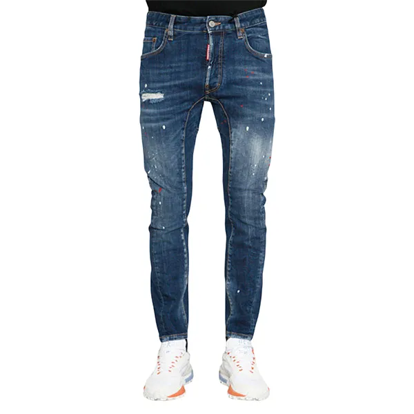 Quần Jean Nam Dsquared2 S74LB1897 S30664 470 Màu Xanh Jean Size 46