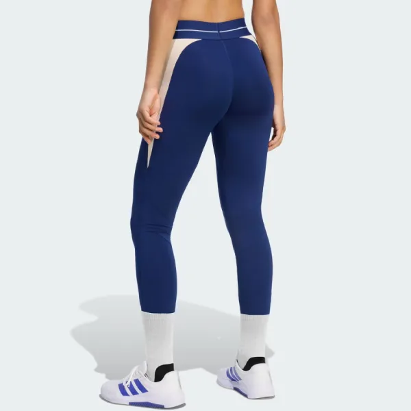 Quần Legging Nữ Adidas Hyperglam Colorblock KQ5756 Màu Xanh Dương Size S