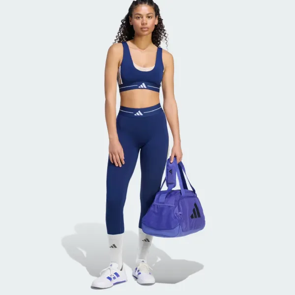 Quần Legging Nữ Adidas Hyperglam Colorblock KQ5756 Màu Xanh Dương Size S