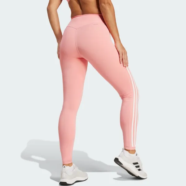 Quần Legging Nữ Adidas Optime 3-Stripes Full-Length IZ2716 Màu Hồng Phấn Size M