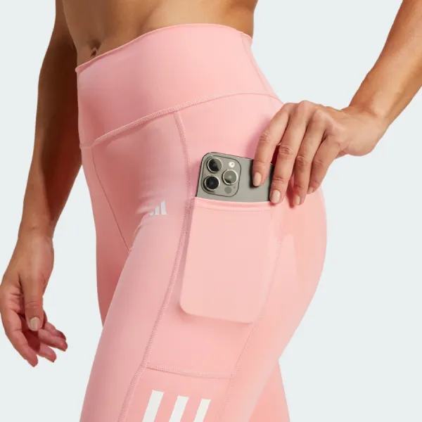 Quần Legging Nữ Adidas Optime 3-Stripes Full-Length IZ2716 Màu Hồng Phấn Size M