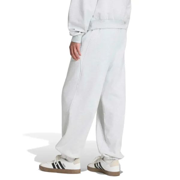 Quần Nỉ Nam Adidas Kit Small Logo KW2332 Màu Xám Trắng Size M
