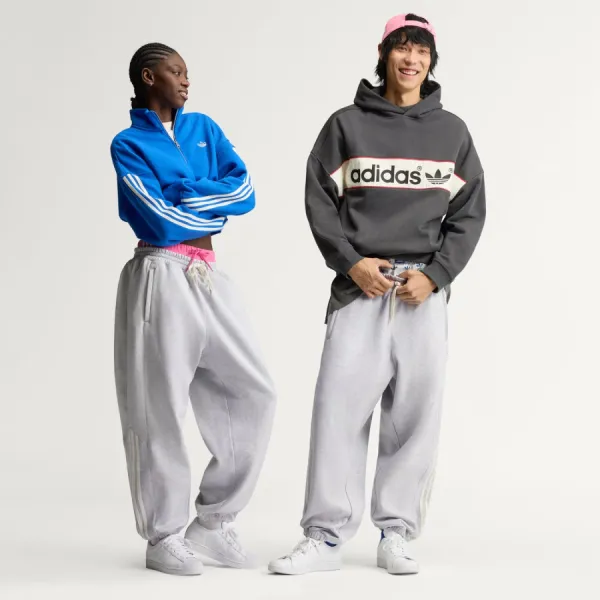 Quần Nỉ Unisex Adidas Adisignature NY Joggers LD1614 Màu Xám Size XS