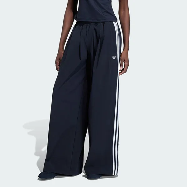 Quần Ống Rộng Nữ Adidas Adilenium 5.0 OG Pleated Track Pants KY5185 Màu Đen Size XS
