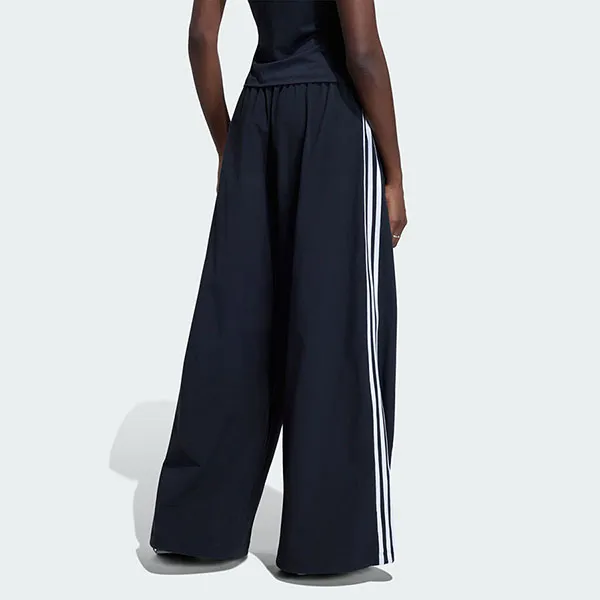 Quần Ống Rộng Nữ Adidas Adilenium 5.0 OG Pleated Track Pants KY5185 Màu Đen Size XS