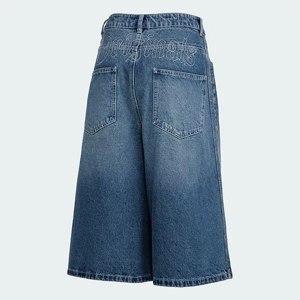 Quần Short Jean Nữ Adidas OG Women's Jogger Pants KW2003 Màu Xanh Size 24