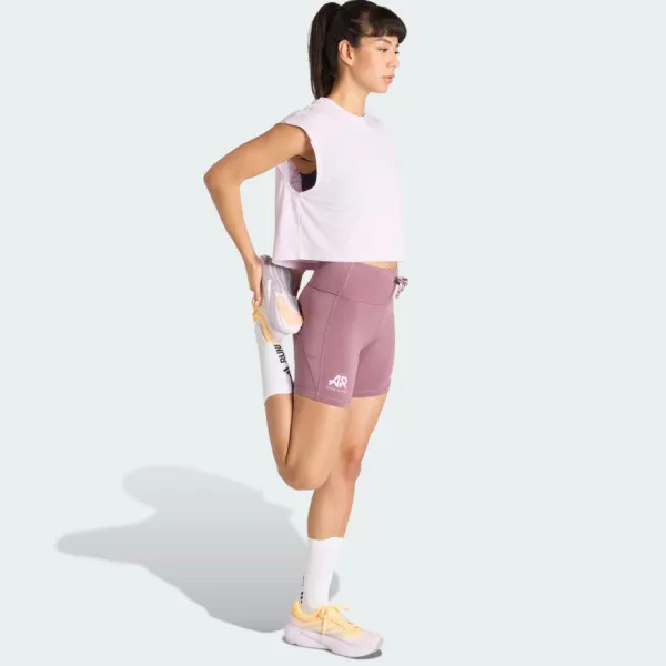 Quần Short Legging Chạy Bộ Nữ Adidas Adi365 KD3351 Màu Hồng Đất Size M