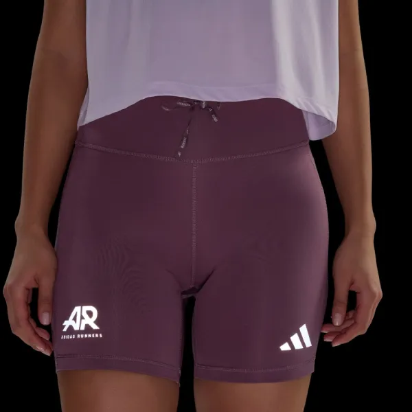 Quần Short Legging Chạy Bộ Nữ Adidas Adi365 KD3351 Màu Hồng Đất Size M