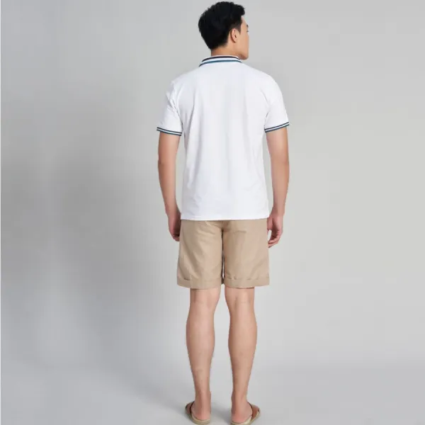 Quần Short Nam F2 Fashion & Freedom Linen Holidays Vibes SN38-K-30-0323 Màu Kem Size 30