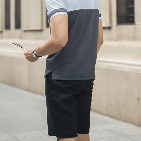 Quần Short Nam F2 Fashion & Freedom Linen SN17-D-30 Màu Đen Size 30