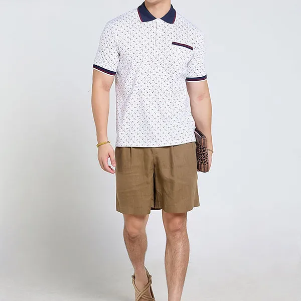 Quần Short Nam F2 Fashion & Freedom Linen Tender Drit SN40-BE-S-1124 Màu Be Nâu Size S