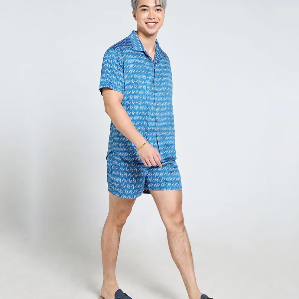 Quần Short Nam F2 Fashion & Freedom Tender Drit SN42-XANH HUOU-S-1124 Màu Xanh Size S