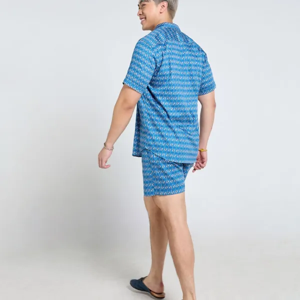 Quần Short Nam F2 Fashion & Freedom Tender Drit SN42-XANH HUOU-S-1124 Màu Xanh Size S