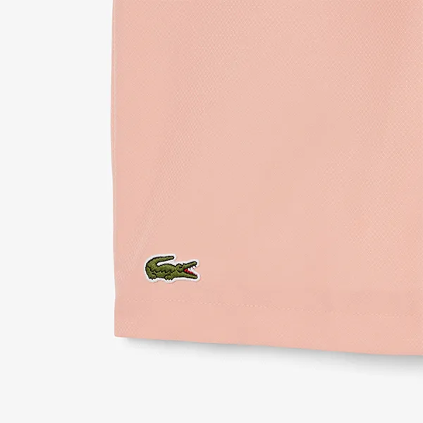 Quần Short Nam Lacoste Lightweight Diamond Taffeta Sport Shorts GH353T - UI2 Màu Hồng Size 3